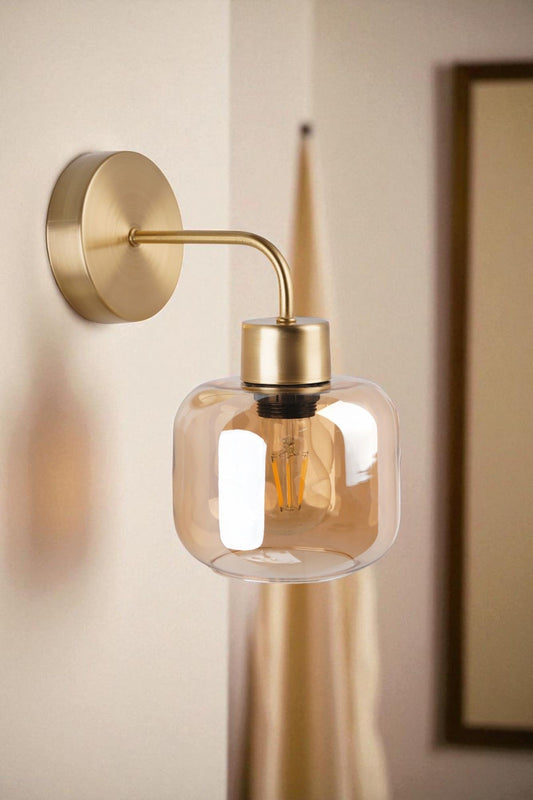 Zidna lampa 878, med, zlatna