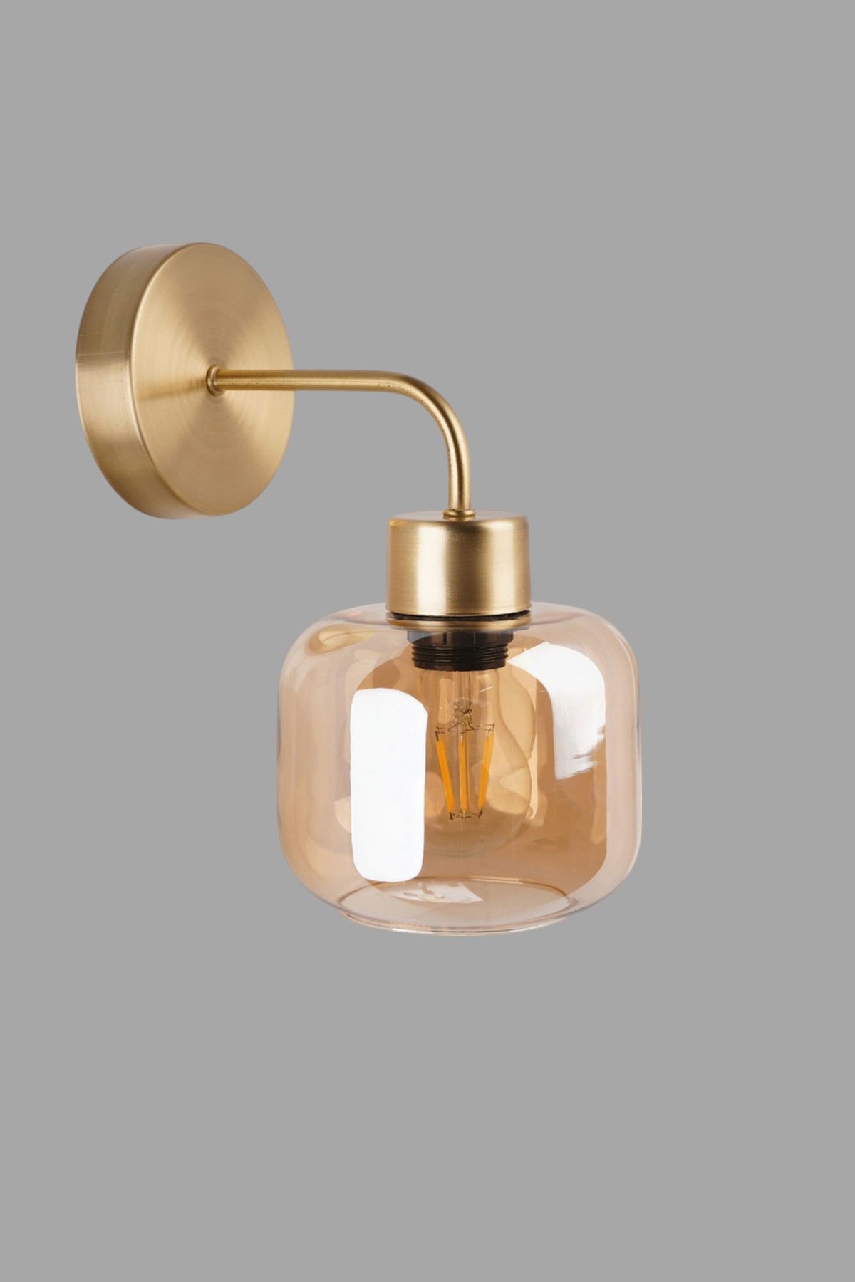 Zidna lampa 878, med, zlatna