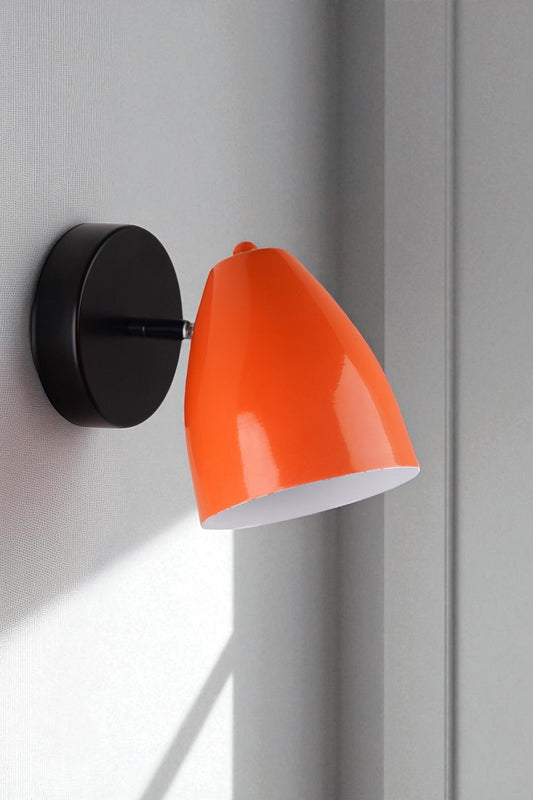 Zidna lampa 984, narančasta, crna