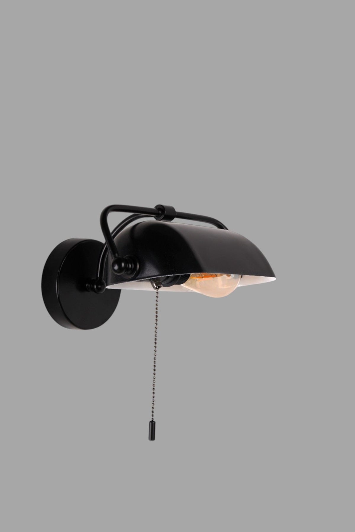 Zidna lampa 127, crna