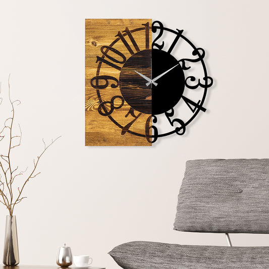 Ukrasni drveni zidni sat, Wooden Clock 1