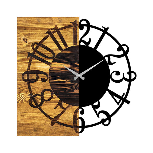 Ukrasni drveni zidni sat, Wooden Clock 1