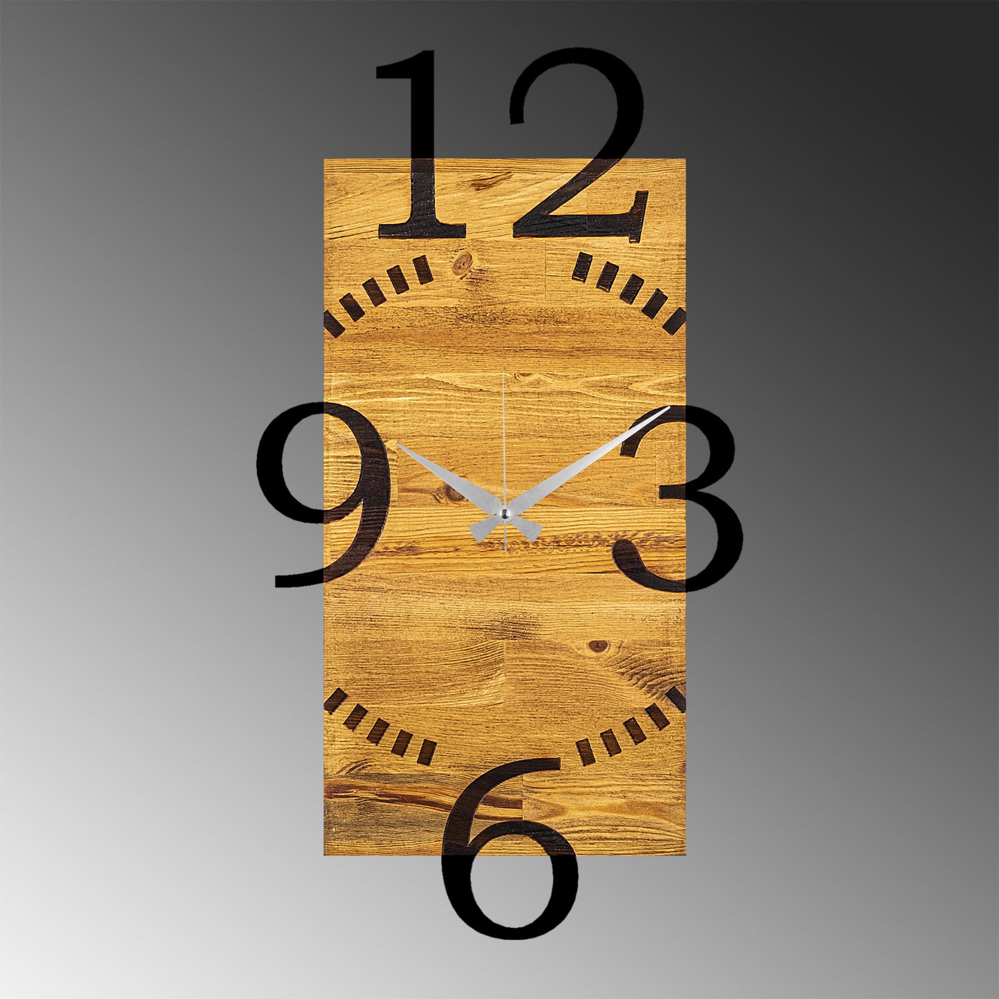 Ukrasni drveni zidni sat, Wooden Clock 2