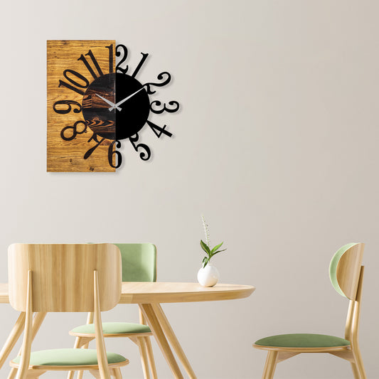 Ukrasni drveni zidni sat, Wooden Clock 7