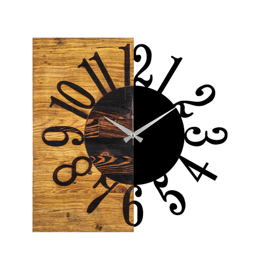 Ukrasni drveni zidni sat, Wooden Clock 7