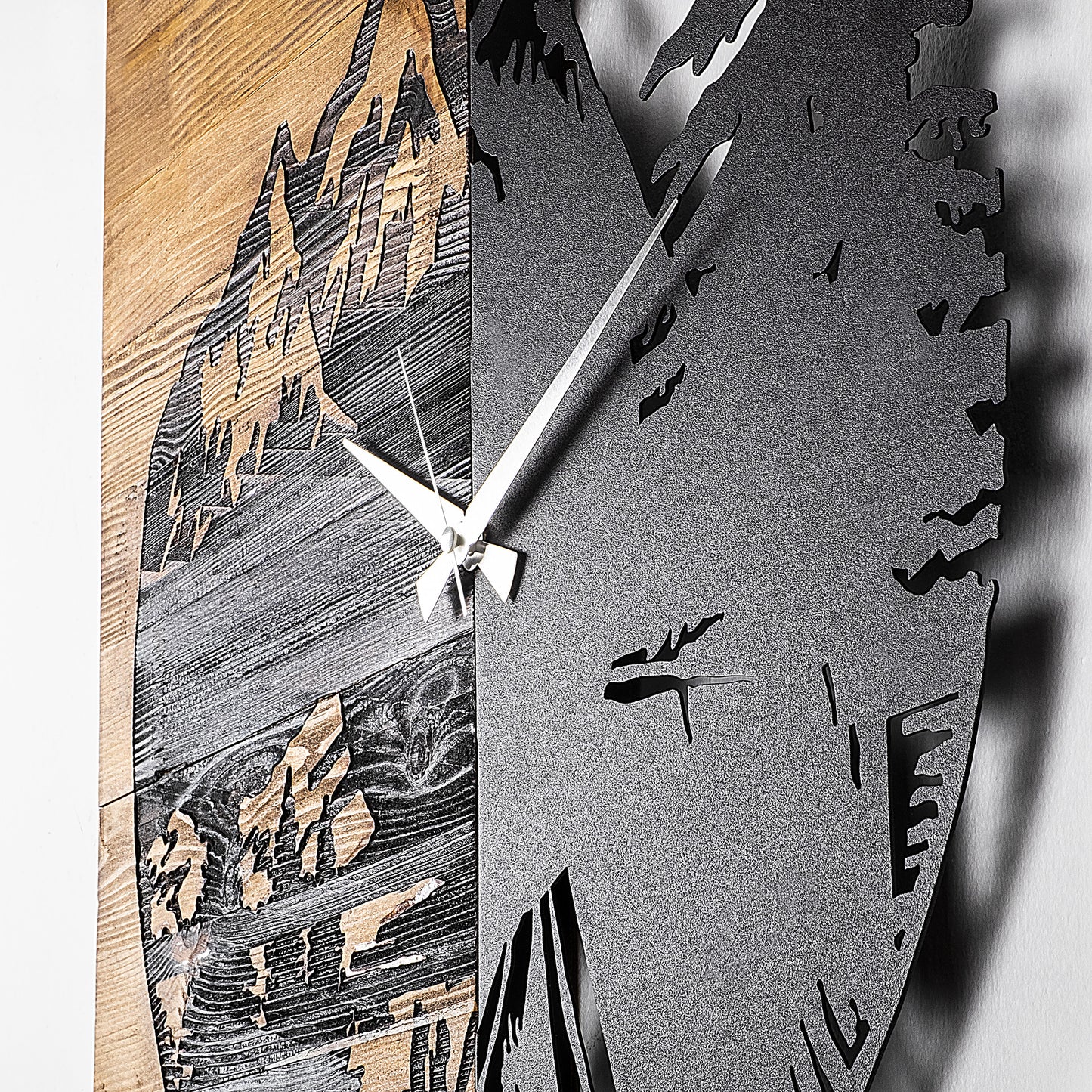 Ukrasni drveni zidni sat, Wooden Clock 19