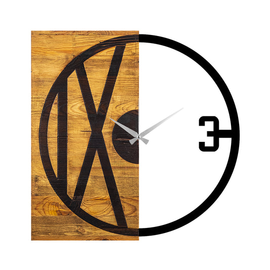 Ukrasni drveni zidni sat, Wooden Clock 24