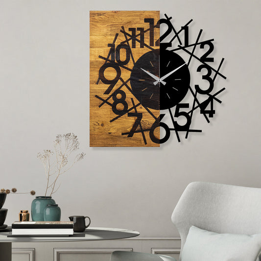 Ukrasni drveni zidni sat, Wooden Clock 26