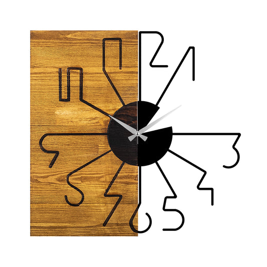 Ukrasni drveni zidni sat, Wooden Clock 29