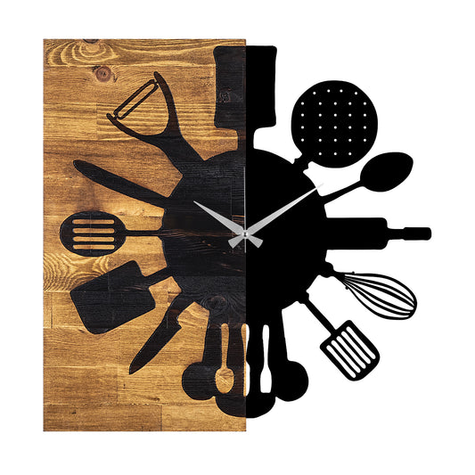 Ukrasni drveni zidni sat, Wooden Clock 32