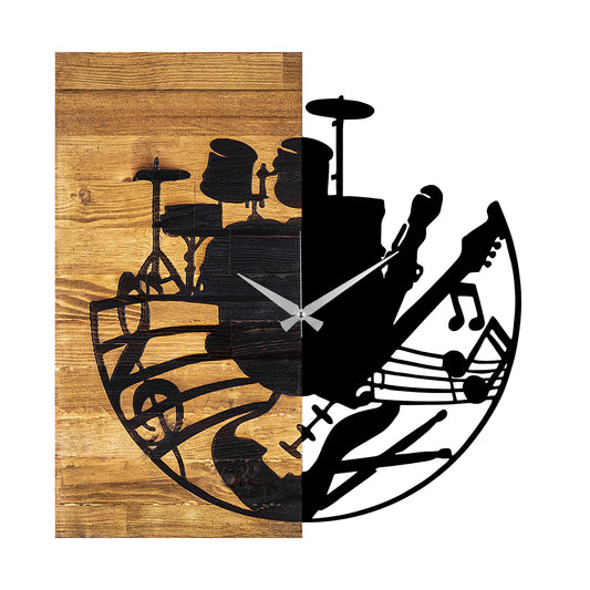 Ukrasni drveni zidni sat, Wooden Clock 33