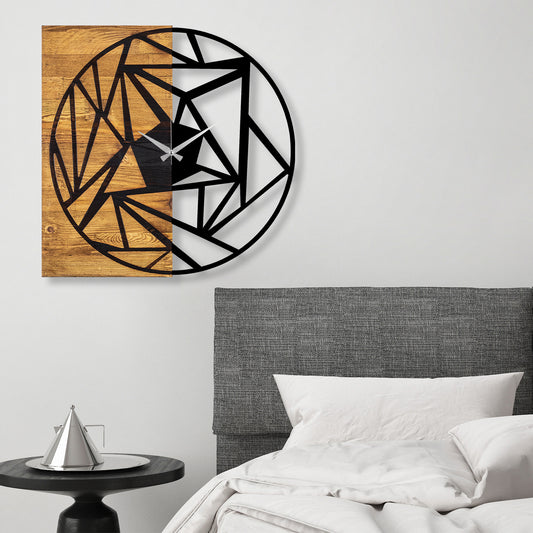 Ukrasni drveni zidni sat, Wooden Clock 36