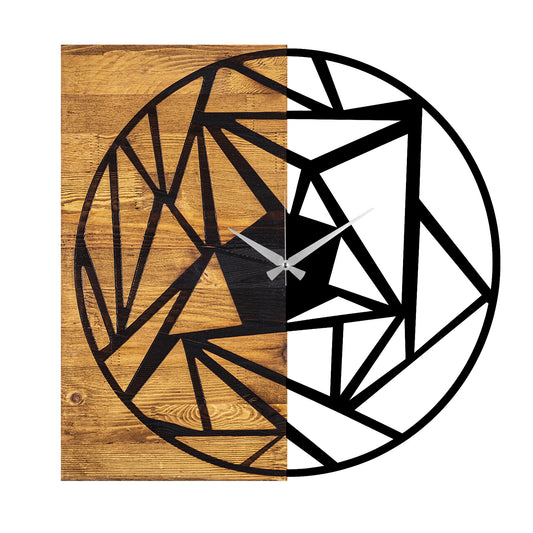 Ukrasni drveni zidni sat, Wooden Clock 36