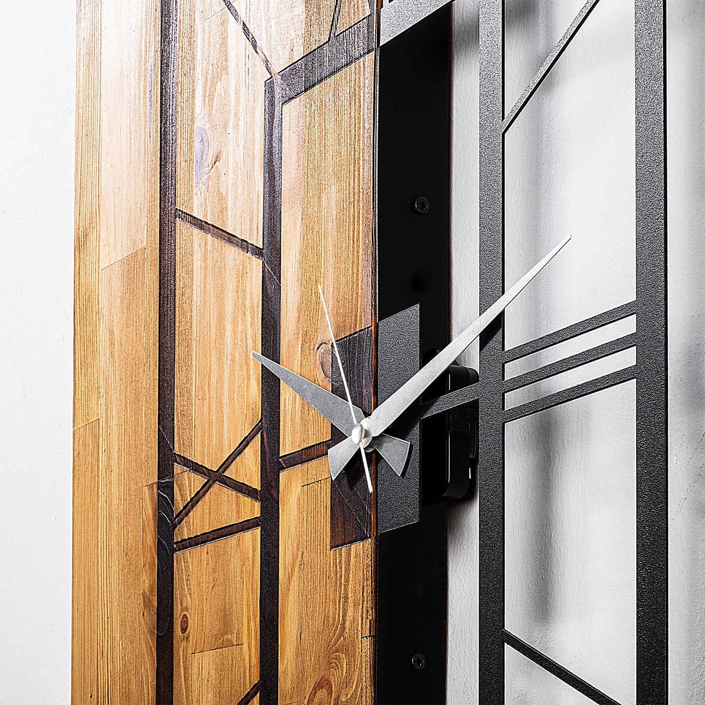 Ukrasni drveni zidni sat, Wooden Clock 37