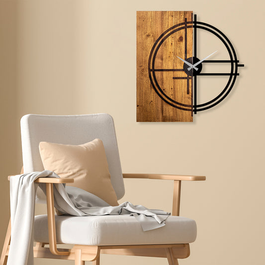 Ukrasni drveni zidni sat, Wooden Clock 38