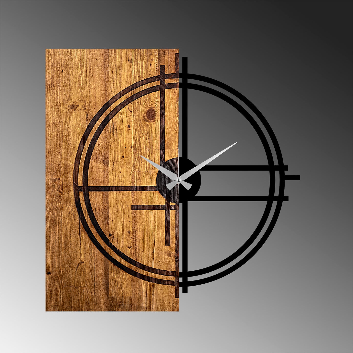 Ukrasni drveni zidni sat, Wooden Clock 38