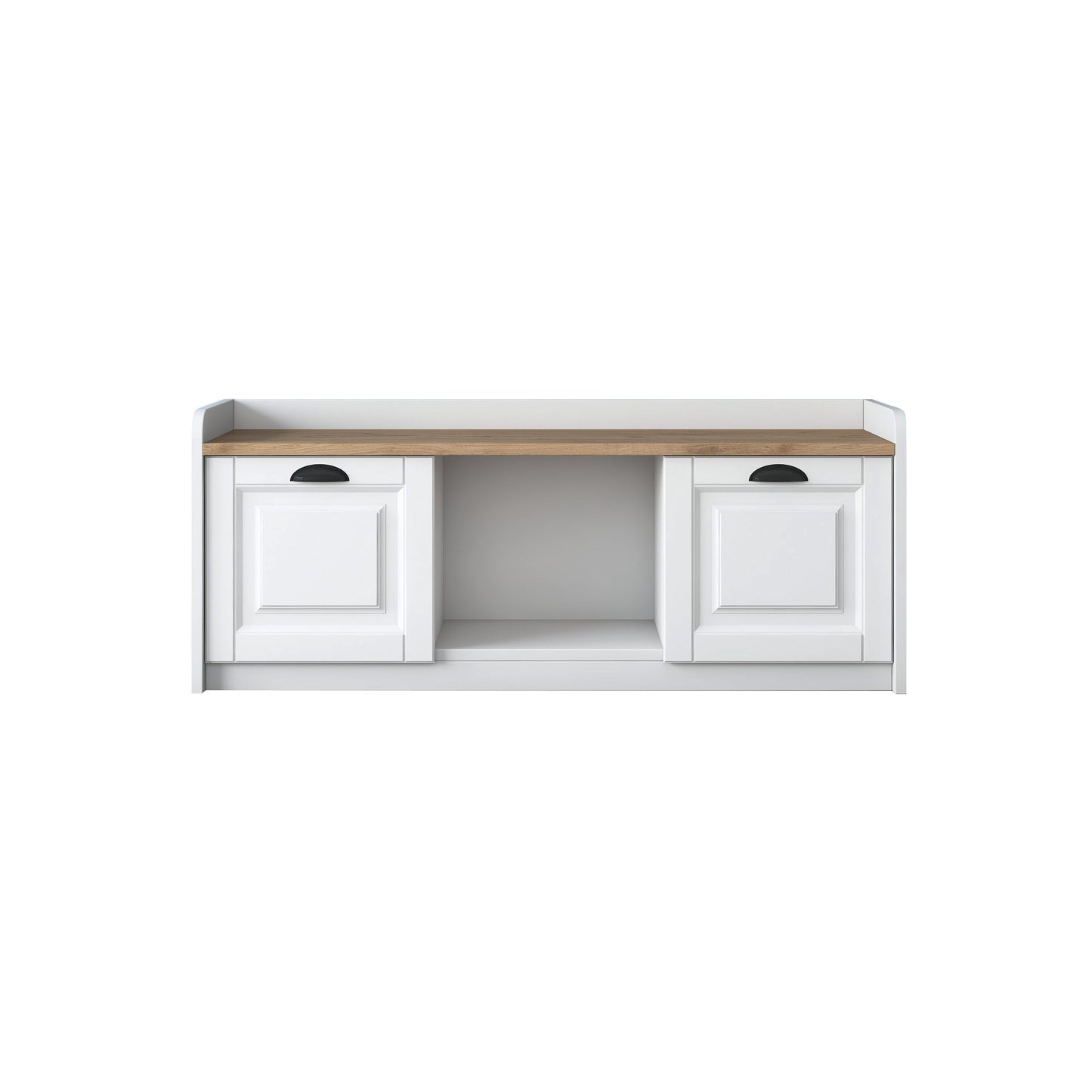 Ormarić za cipele, Bijela boja Orah, P2 - 1808 - Walnut