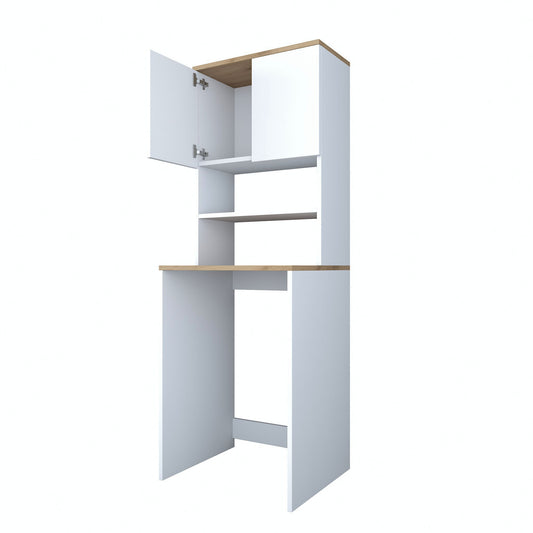 Ormar za perilicu rublja, Bijela boja Orah, KD101 - 1950 - Walnut