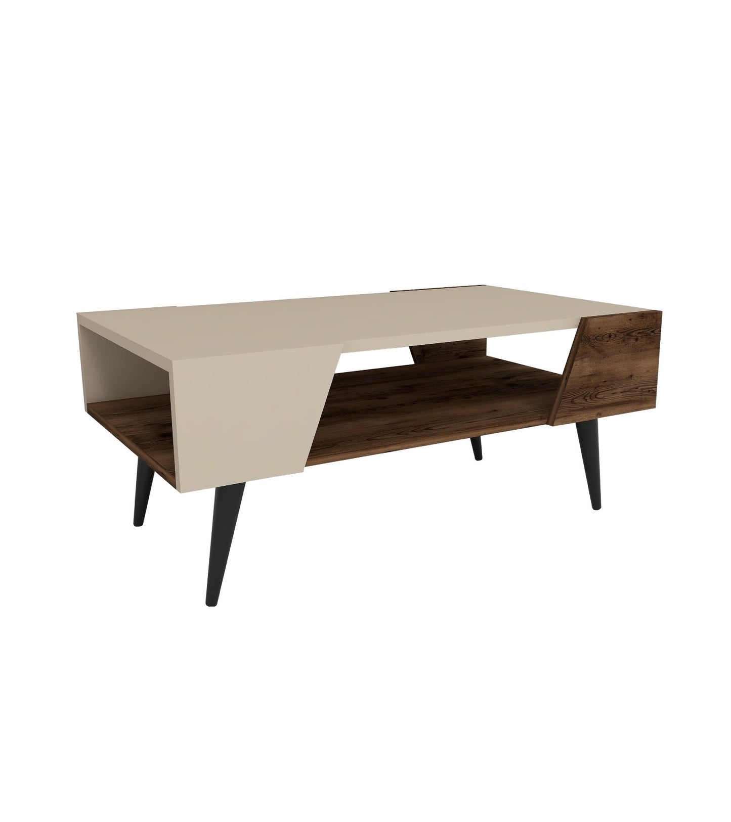 Stolić za kavu, Aren - Beige, Light Walnut