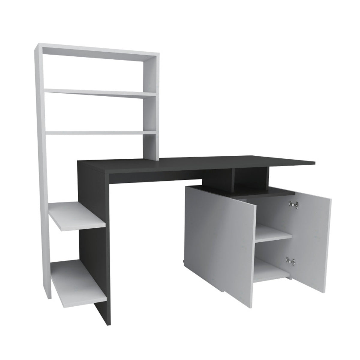 Studijski stol, Melis - White, Anthracite