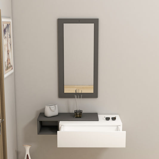 Stol za posuđe, Vien - Anthracite, White