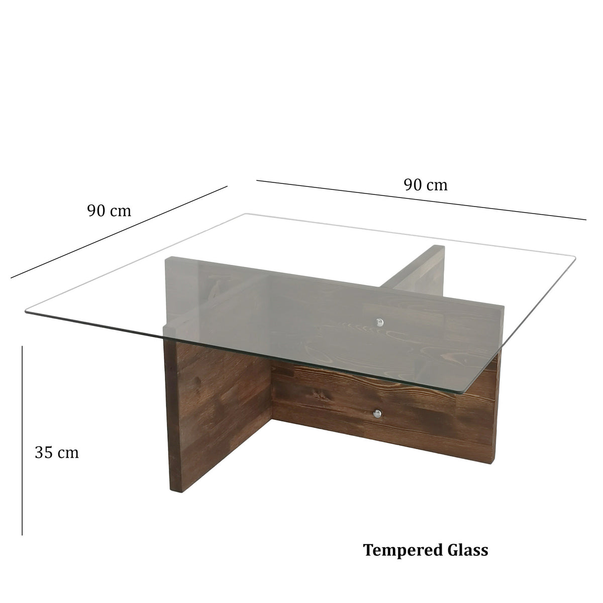 Stolić za kavu, Glory - orah