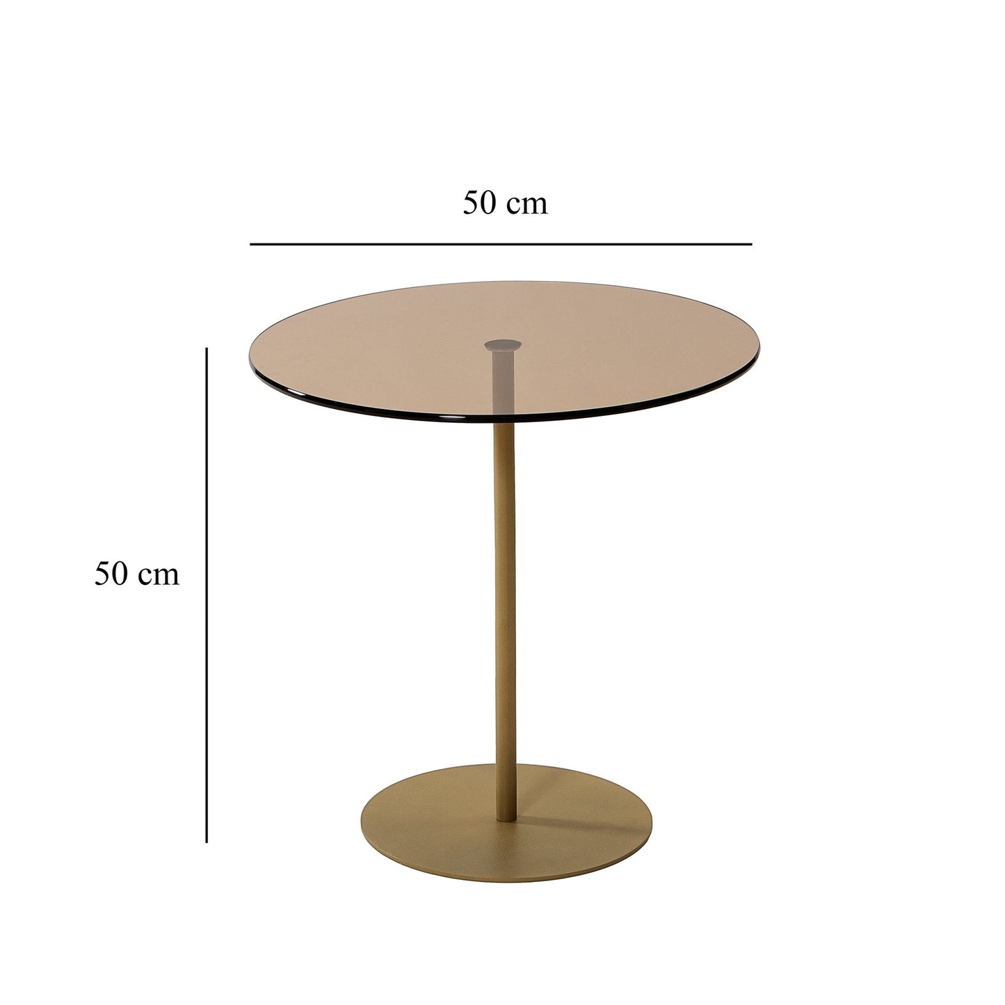 Bočni stol, Chill-Out - Gold, Bronze