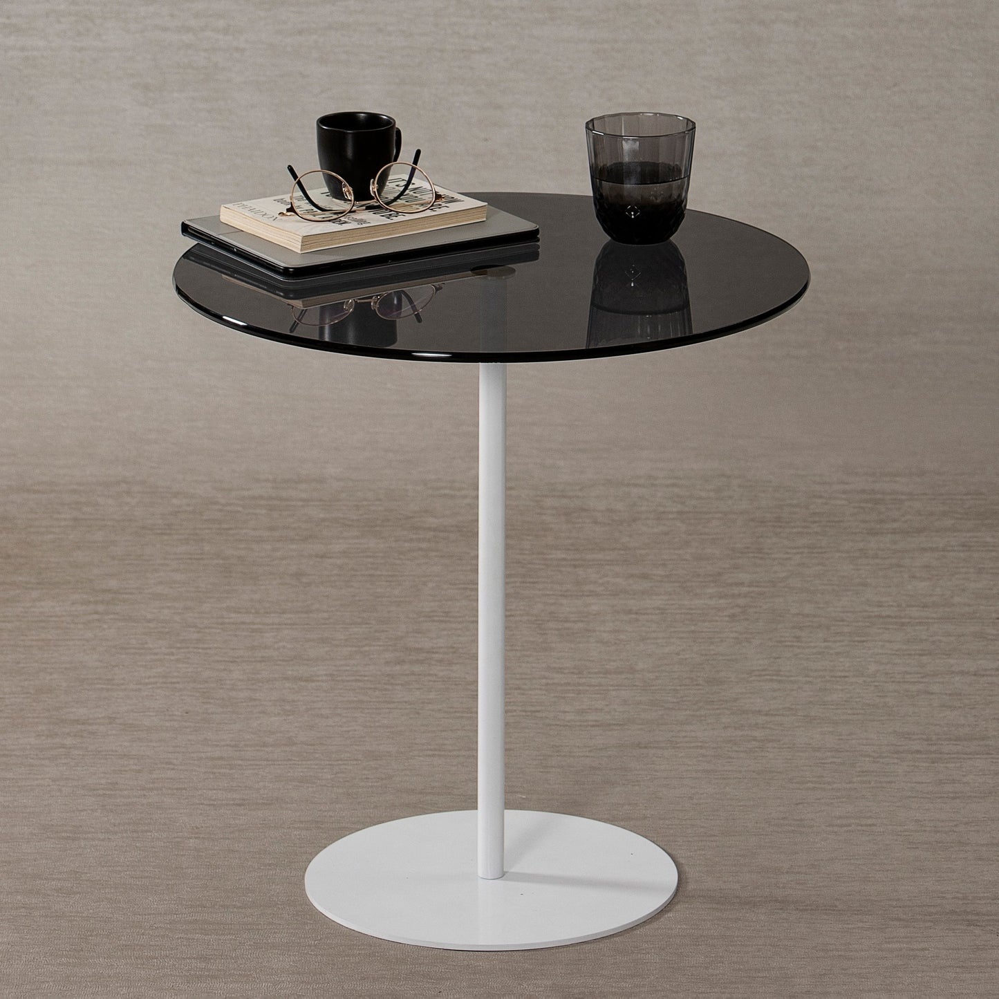 Bočni stol, Chill-Out - White, Dark Grey