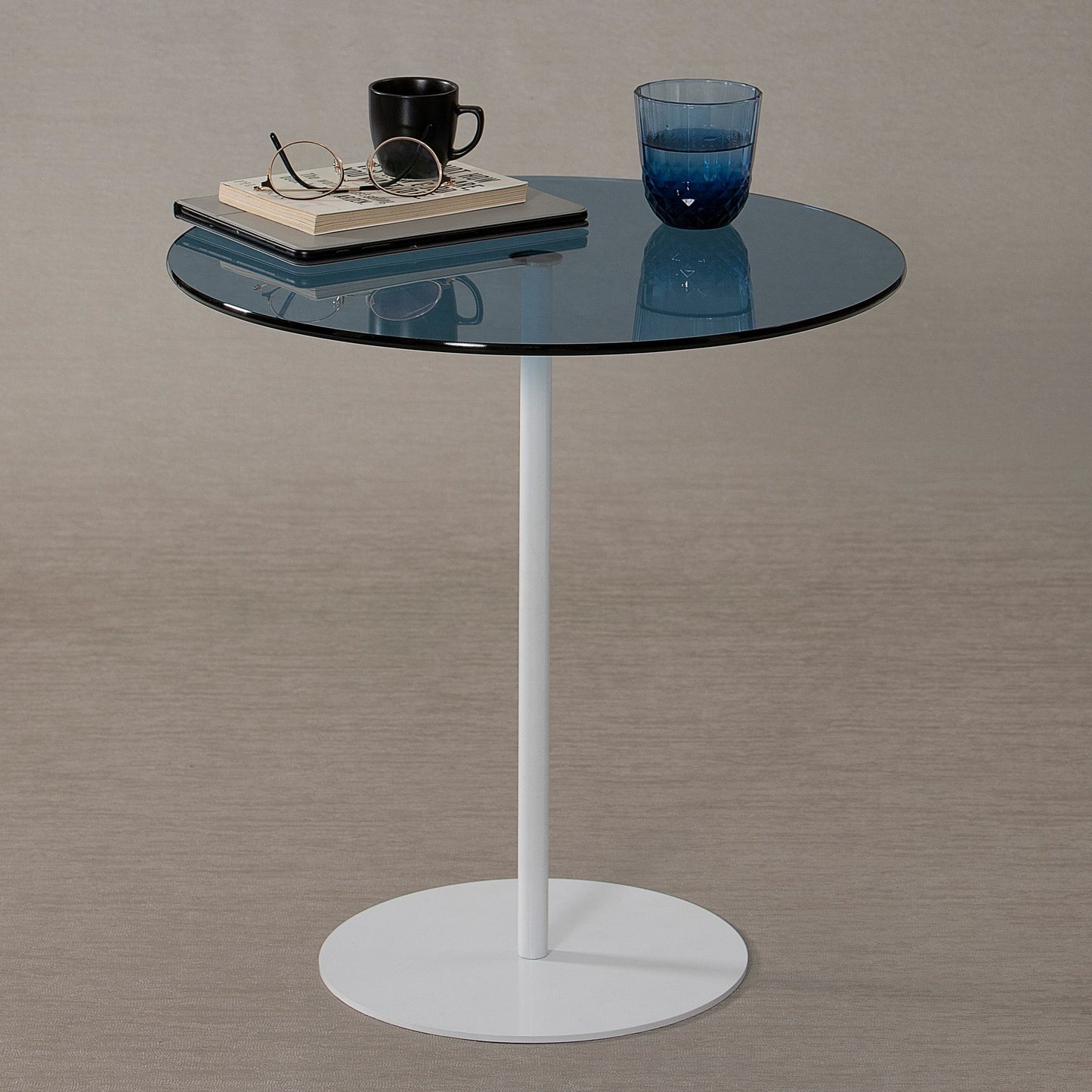 Bočni stol, Chill-Out - White, Blue