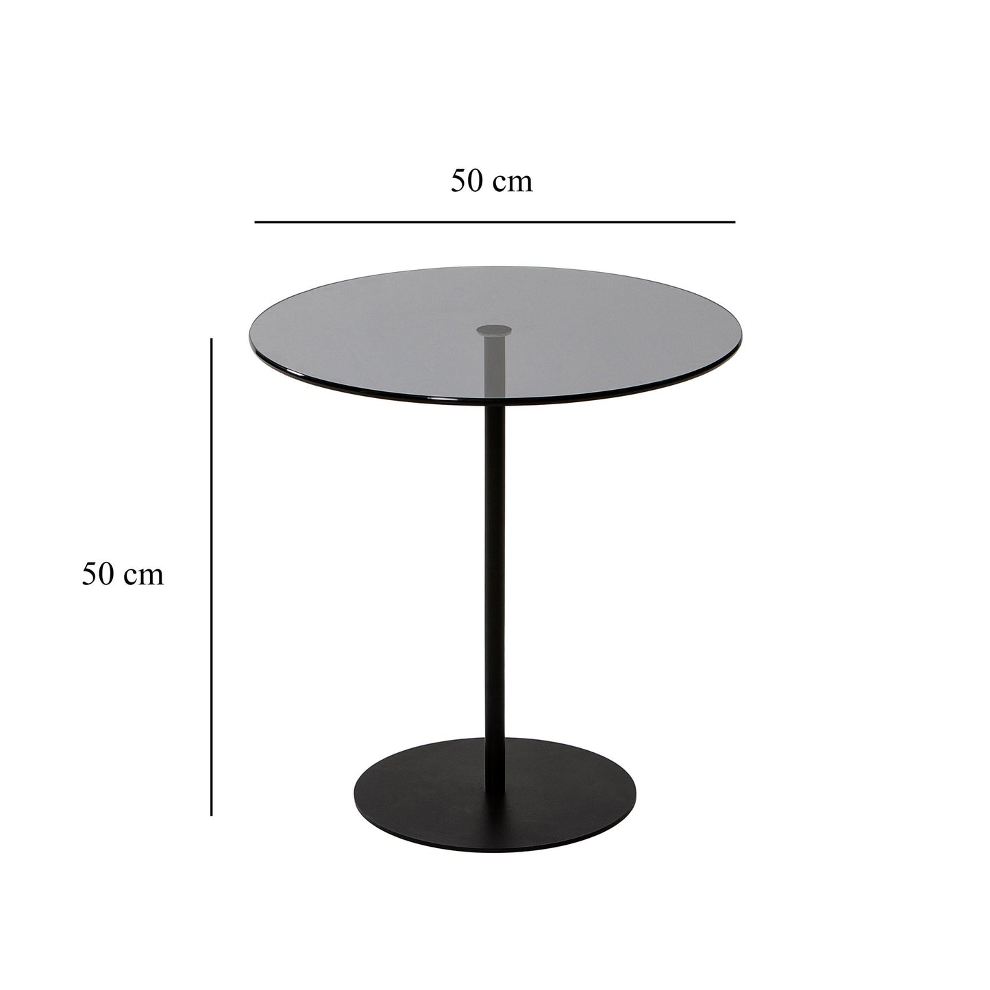 Bočni stol, Chill-Out - Black, Dark Grey