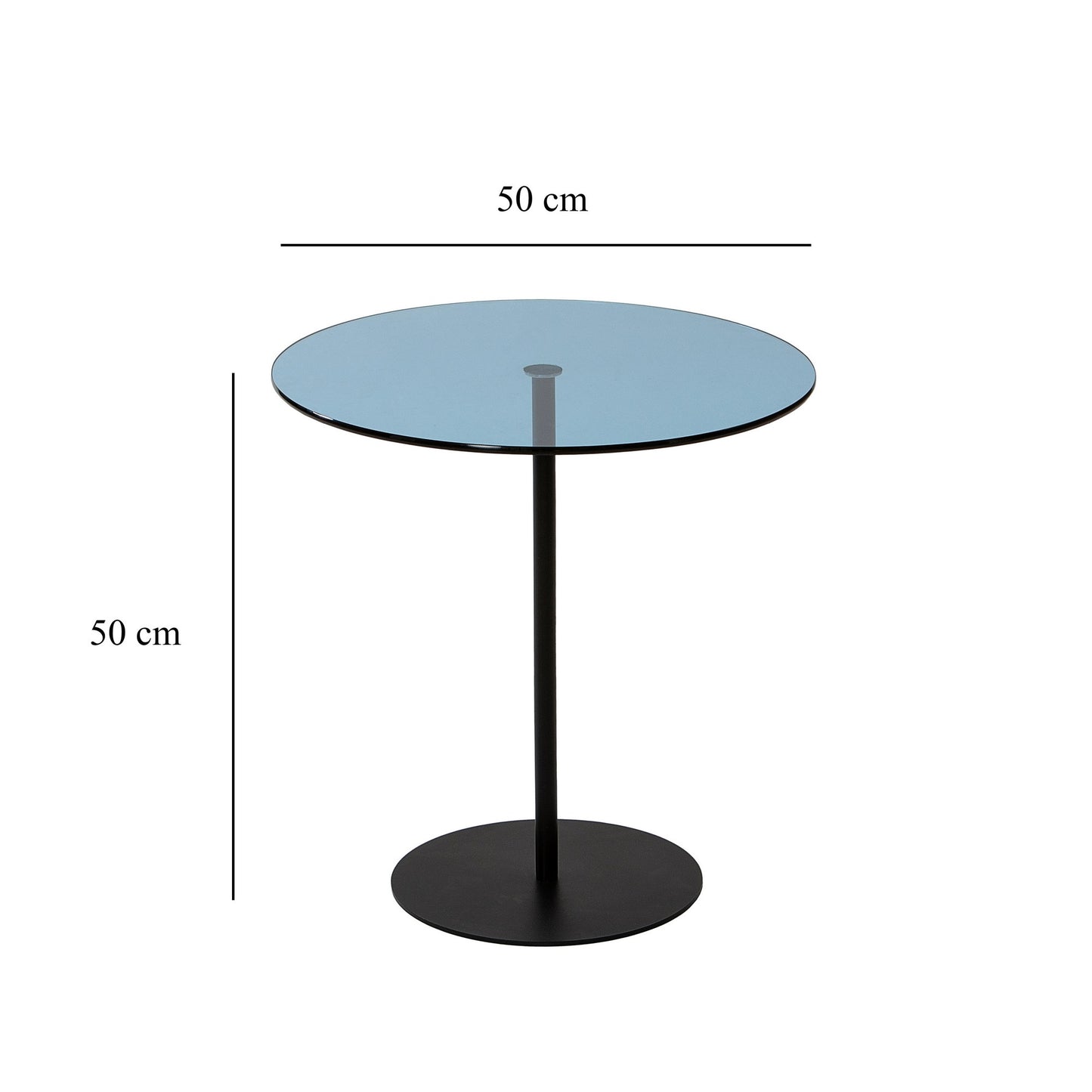 Bočni stol, Chill-Out - Black, Blue