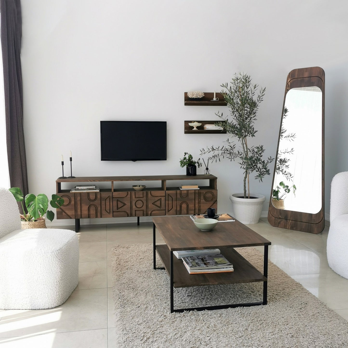 TV jedinica, Aristo - Walnut