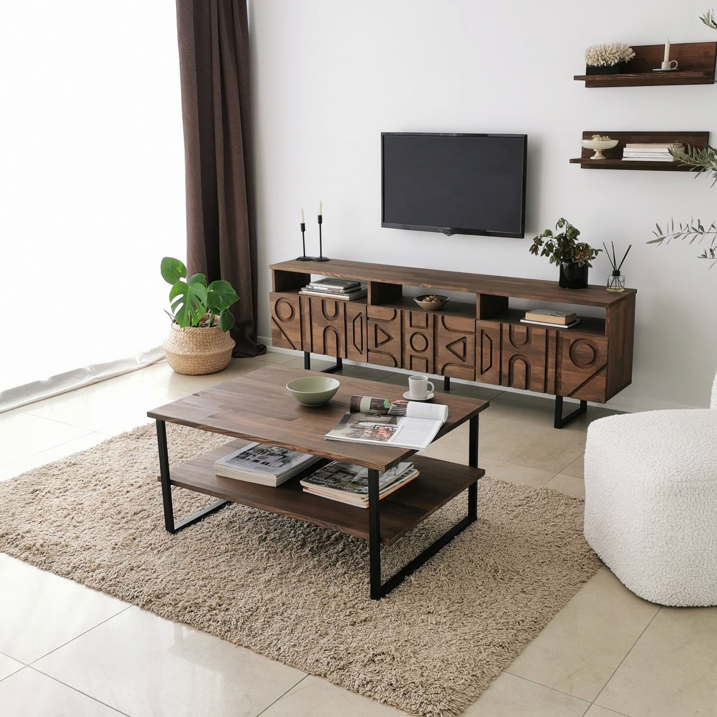 TV jedinica, Aristo - Walnut