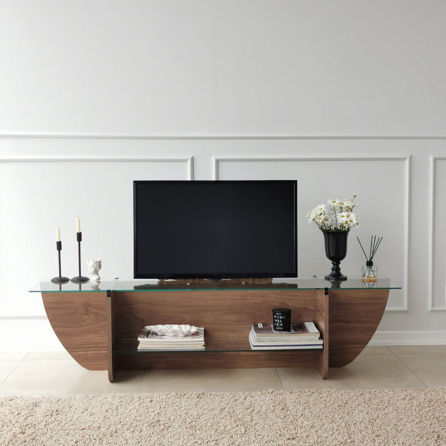 Stalak za televizor, Lily - Walnut