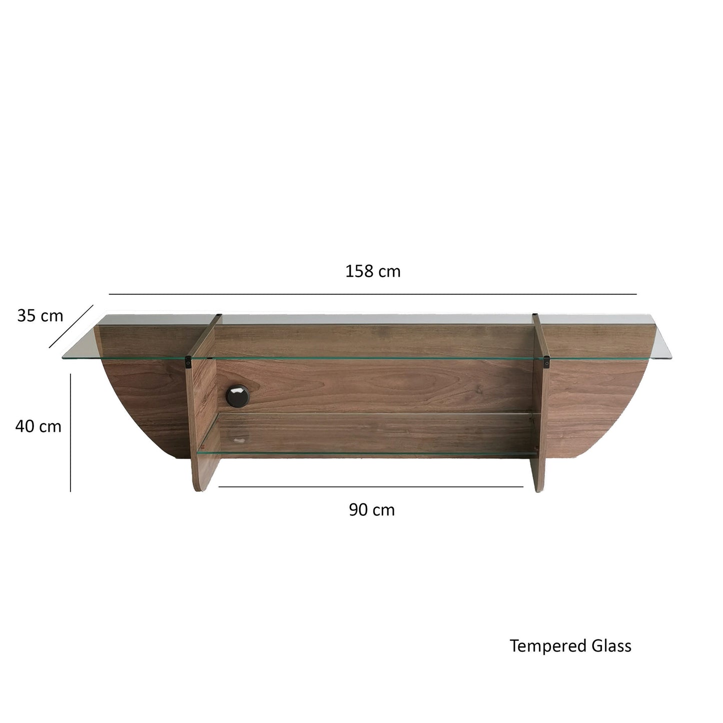 Stalak za televizor, Lily - Walnut
