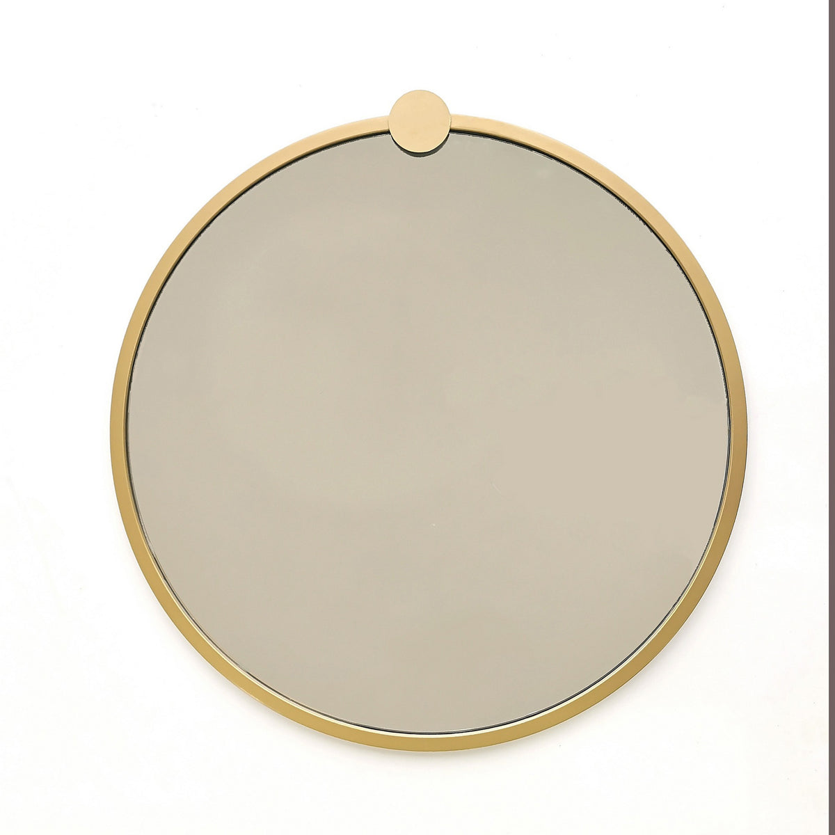 Ogledalo, Gold Metal Çerçeve Yuvarlak Ayna A708