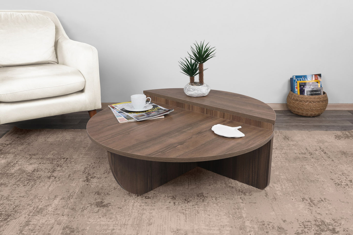 Stolić za kavu, Podium - Walnut