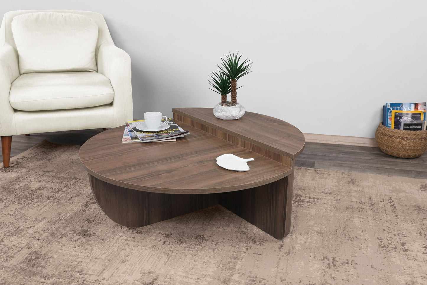 Stolić za kavu, Podium - Walnut