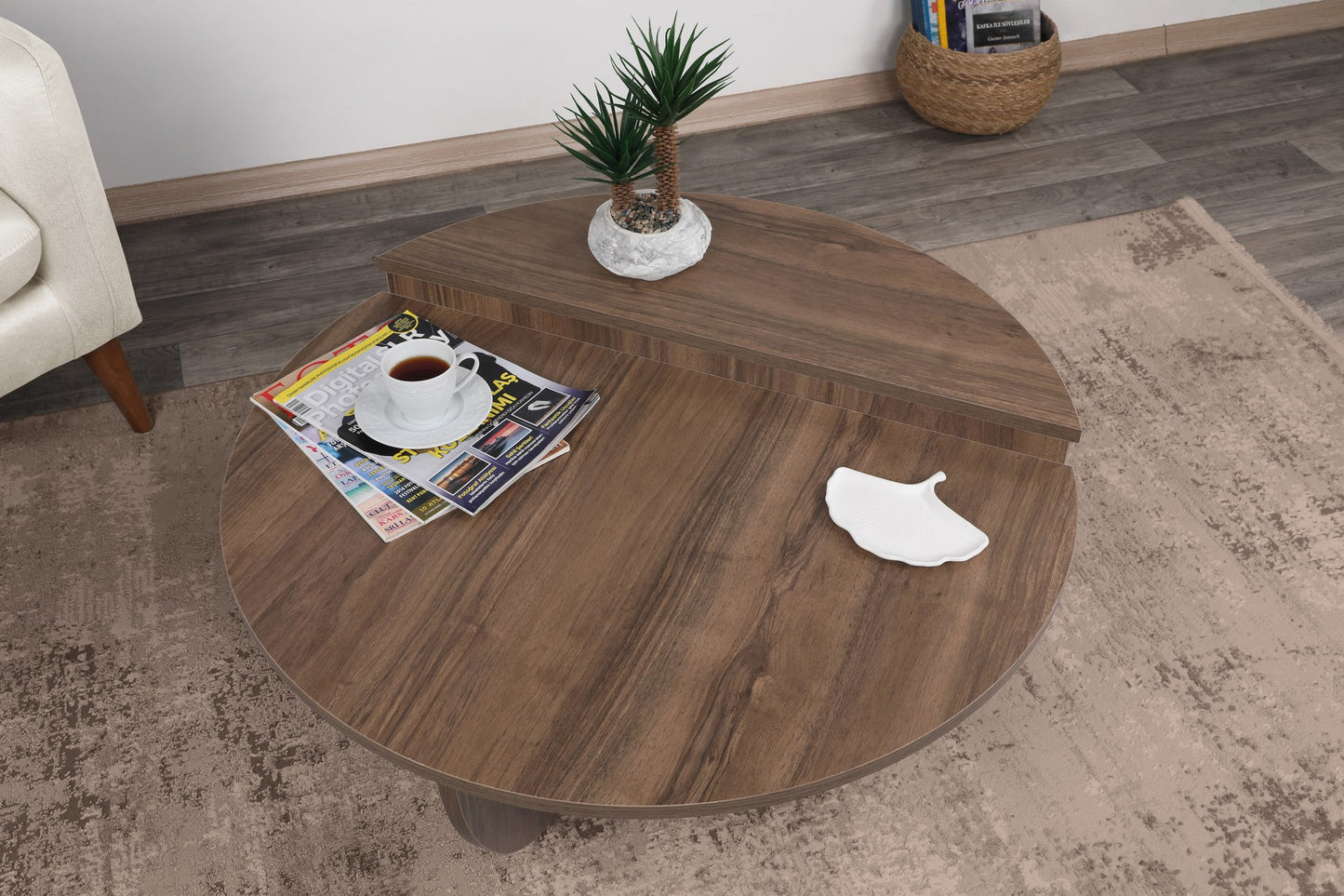 Stolić za kavu, Podium - Walnut