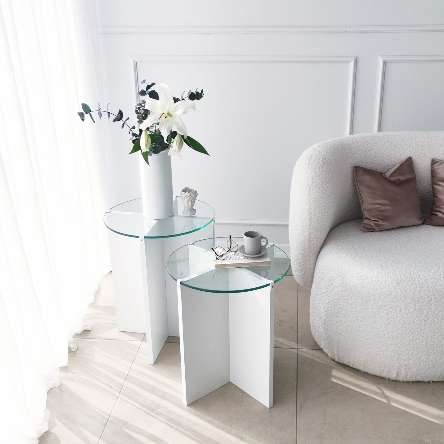 Stol (2 komada), Lily - White