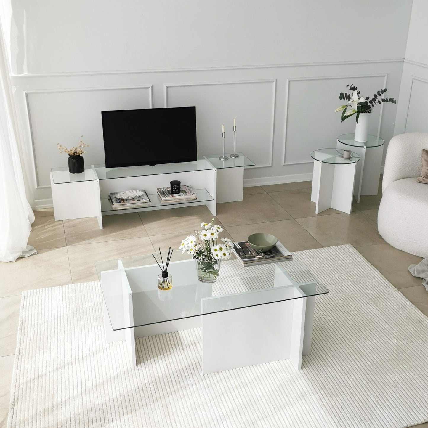 Stol (2 komada), Lily - White