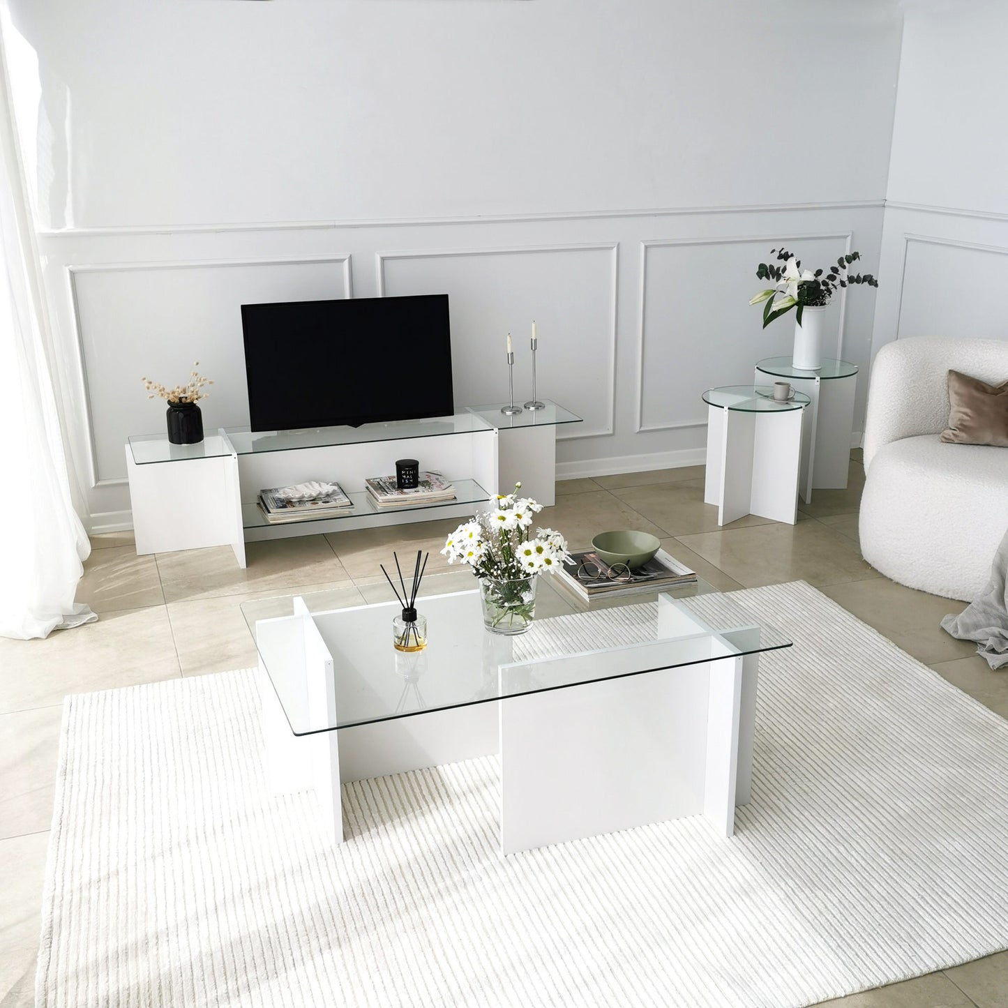 Stol (2 komada), Lily - White