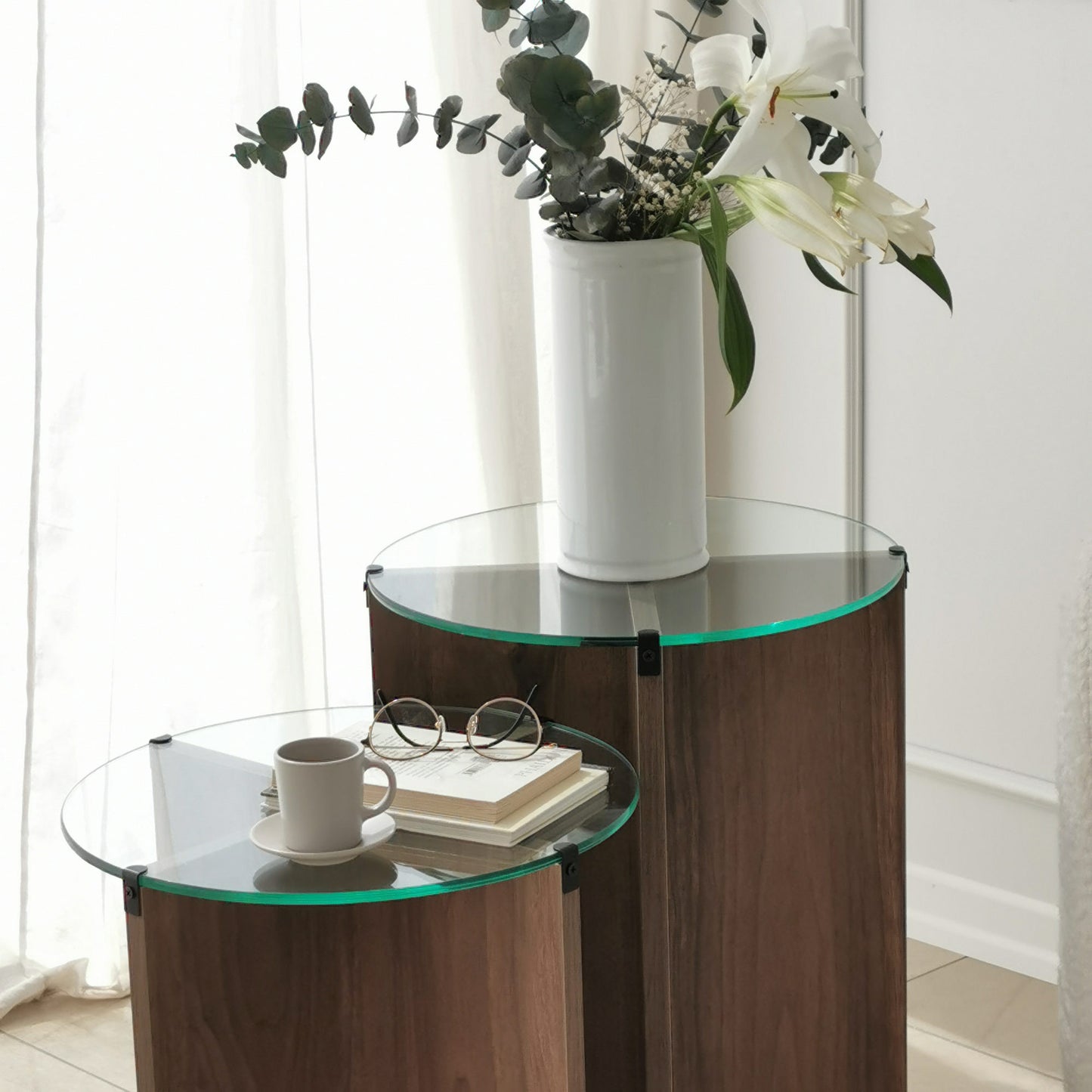 Stol (2 komada), Lily - Walnut
