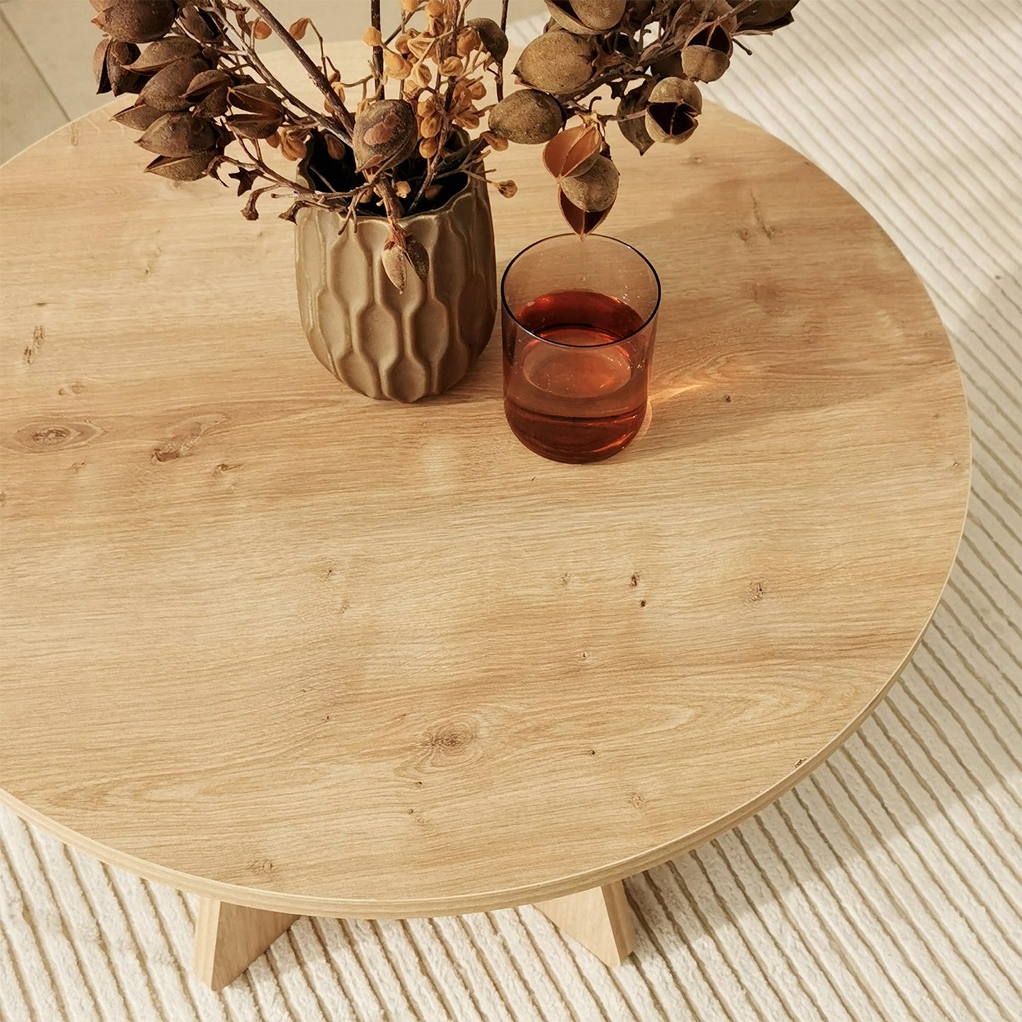Stolić za kavu, Mushroom - Sapphire Oak