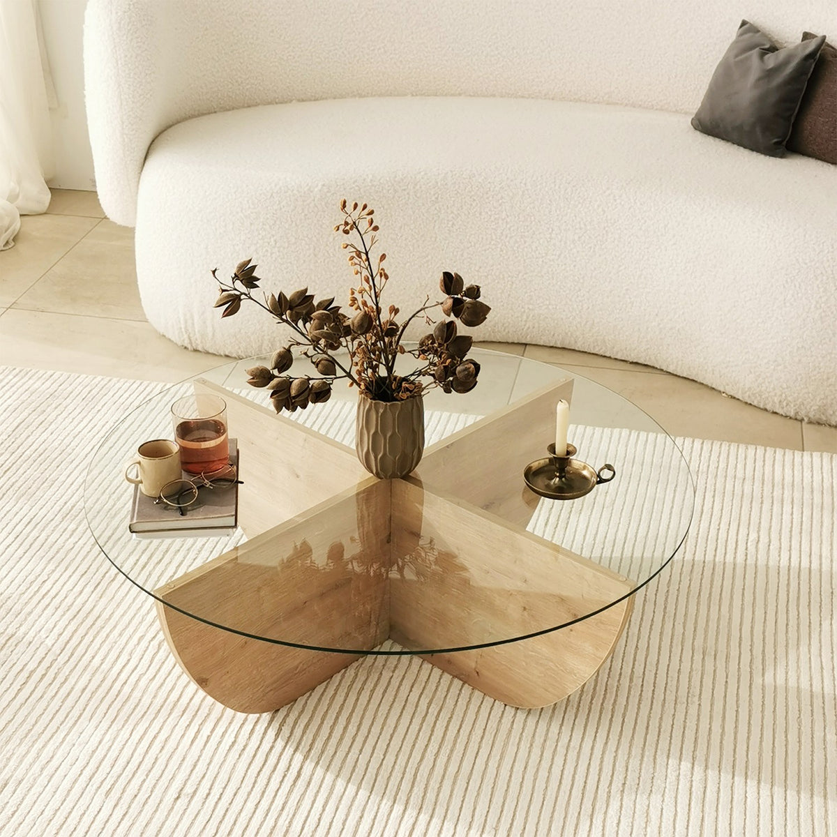 Stolić za kavu, Lily - Sapphire Oak