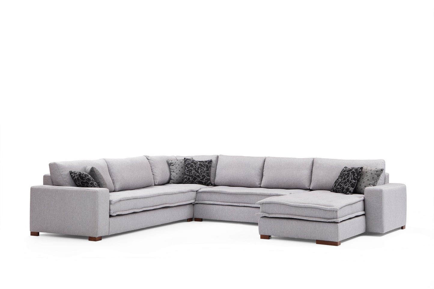 Kutna garnitura LENA, svjetlo siva, Lena Corner - Light Grey