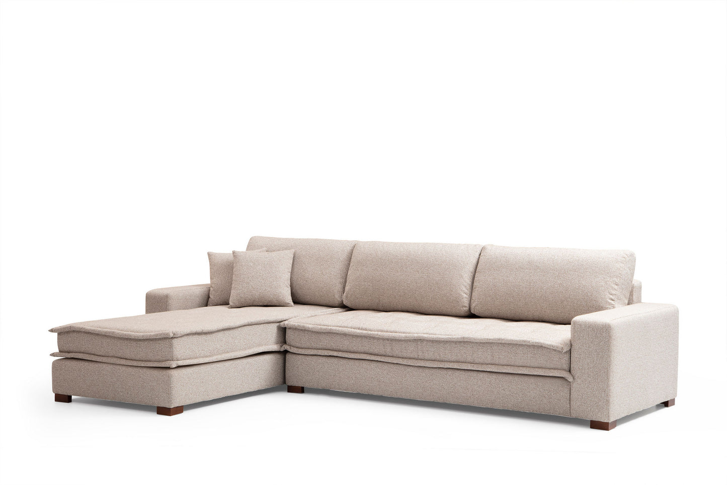 Kutna garnitura, LENA, lijeva, boja pijeska, Lena Corner (CHL-3R) - Sand Beige