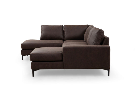 Kutna garnitura, Smeđa, Porto Corner (EOT-C-02-CHL) - Brown