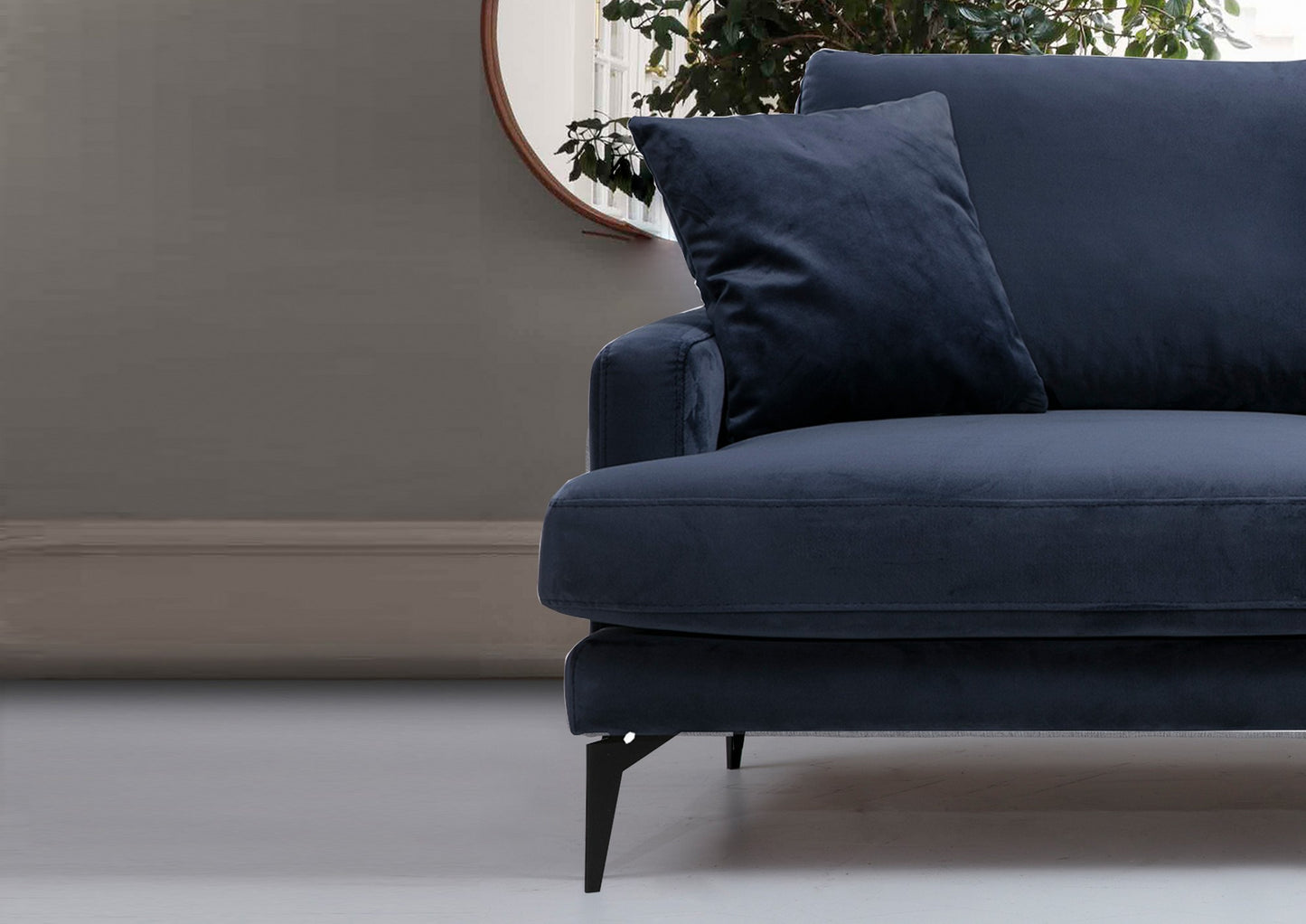 Trosjed PAPIRA tamnoplavi, Papira 3 Seater - Navy Blue