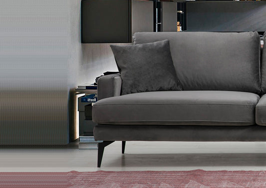 Trosjed PAPIRA sivi, Papira 3 Seater - Grey
